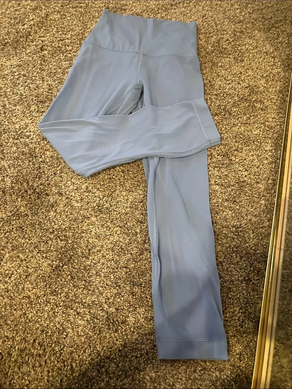 lululemon athletica High-Rise Cropped Leggings in Dusty Blue